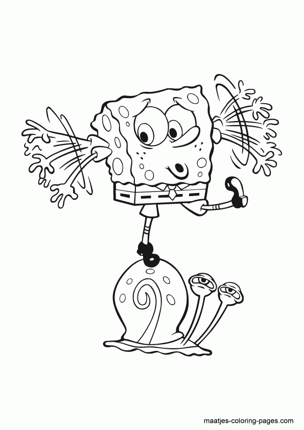 Sponge Bob kolorowanki